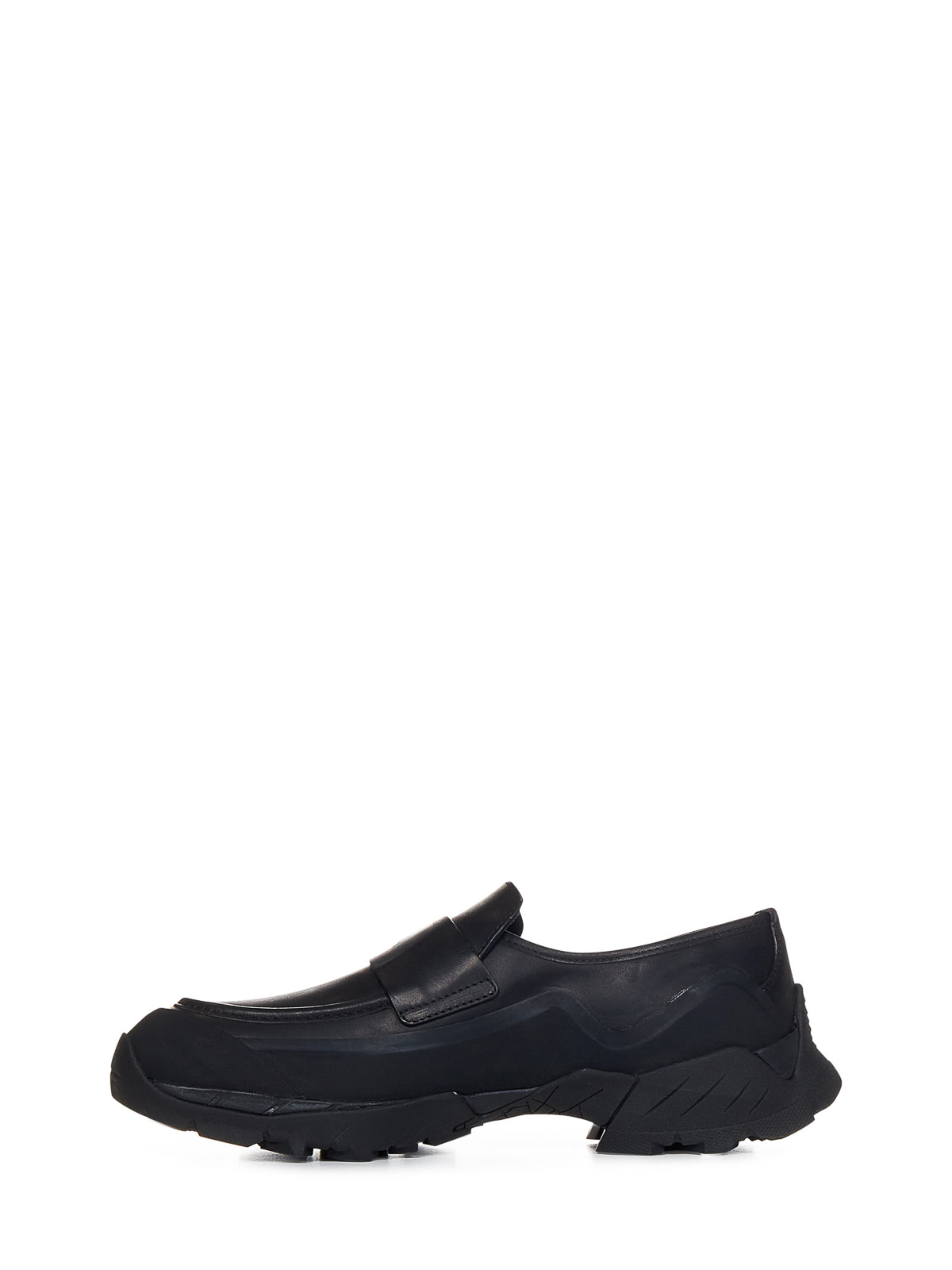 Roa Black tuscan vachetta leather loafers - Black - Men|LOLE10001