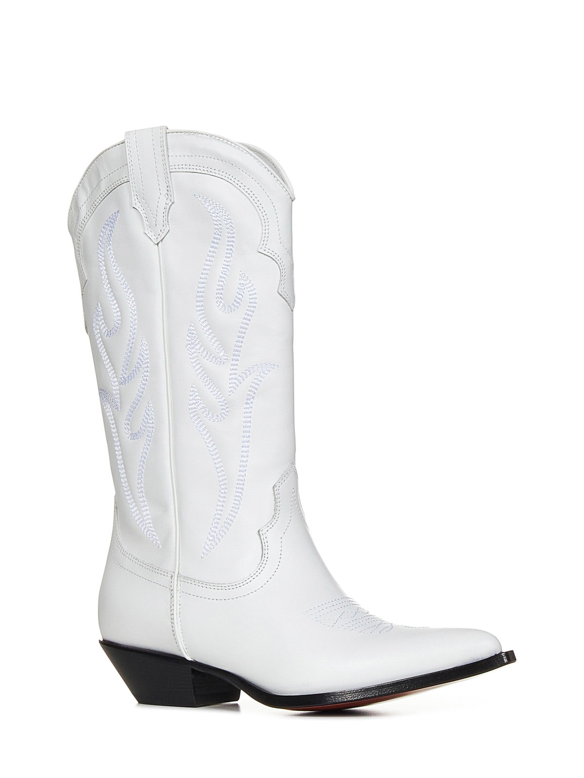 Shop Sonora White Smooth Calfsk In Blanco