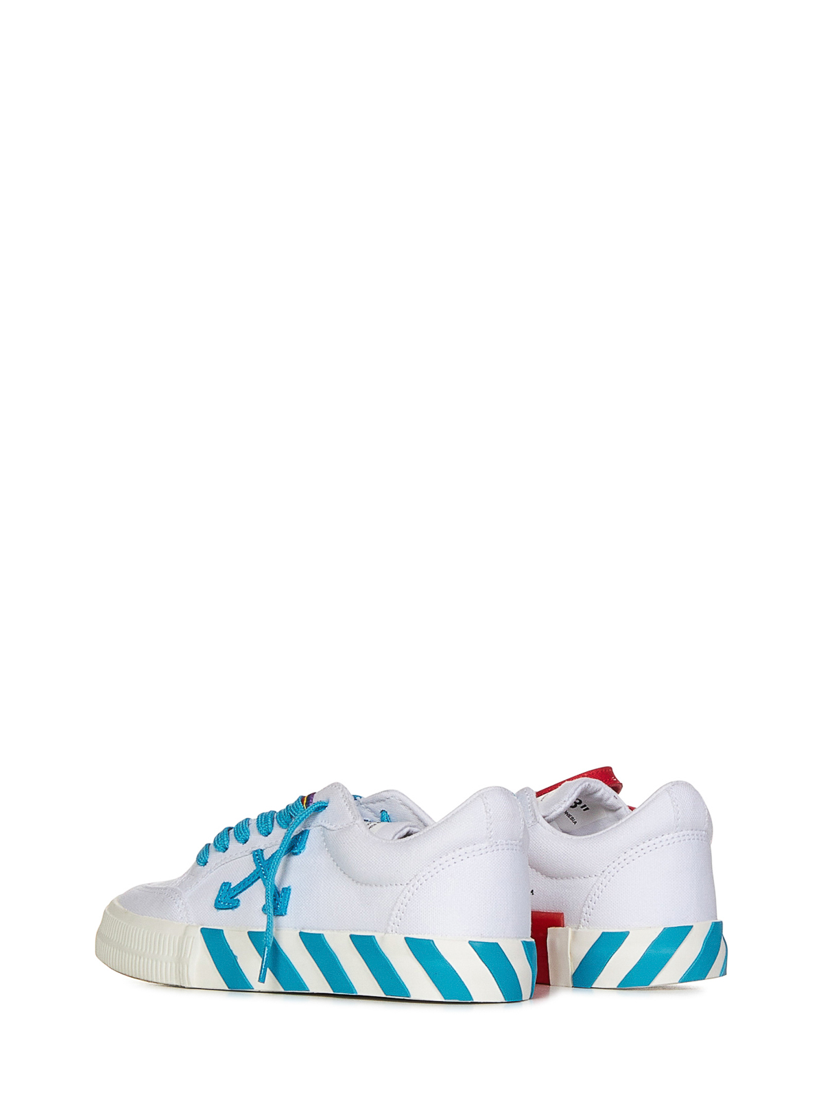 Off-White White cotton canvas sneakers for boys OBIA003C99FAB0010140