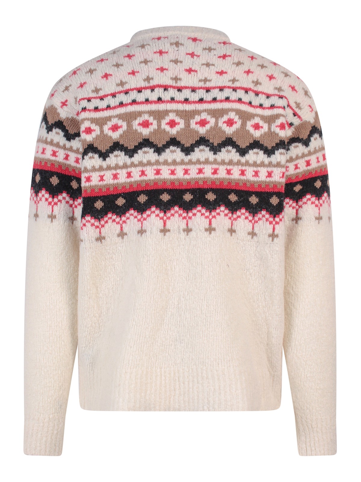 Shop Amaranto Sweater In Beige