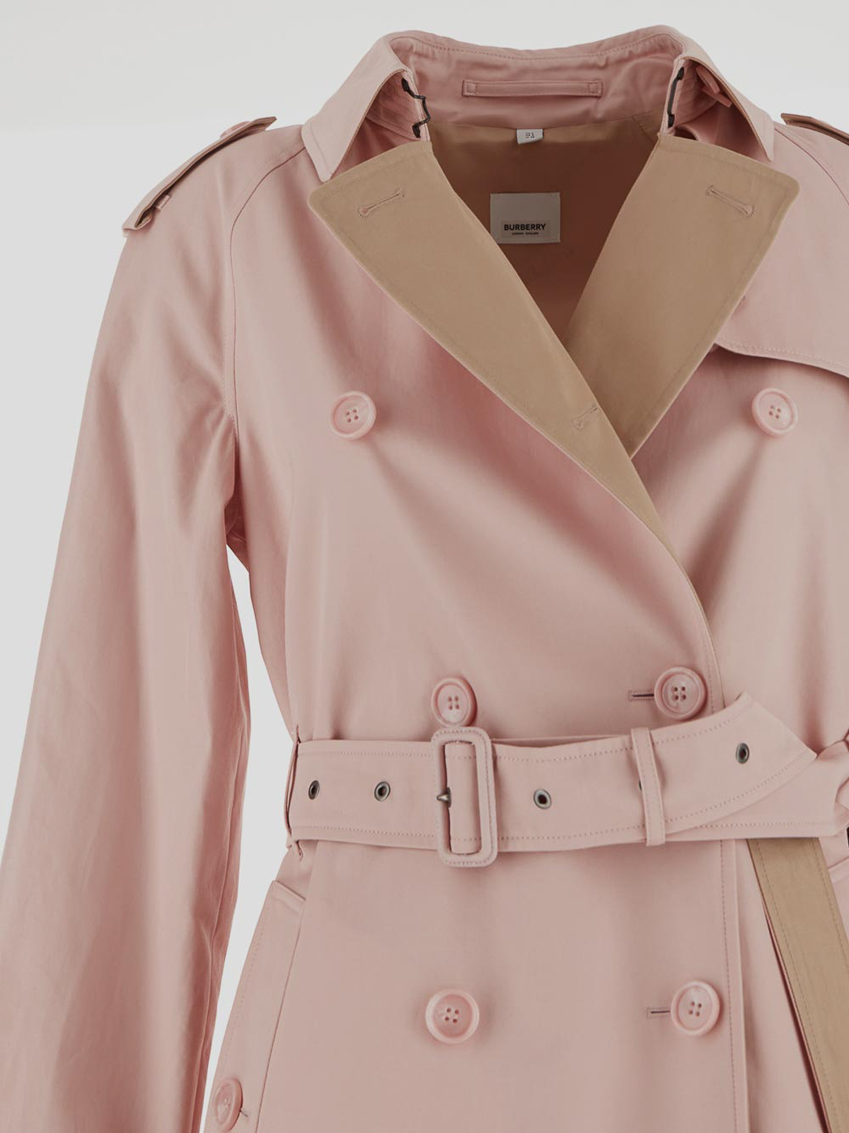 Burberry trench rosa best sale