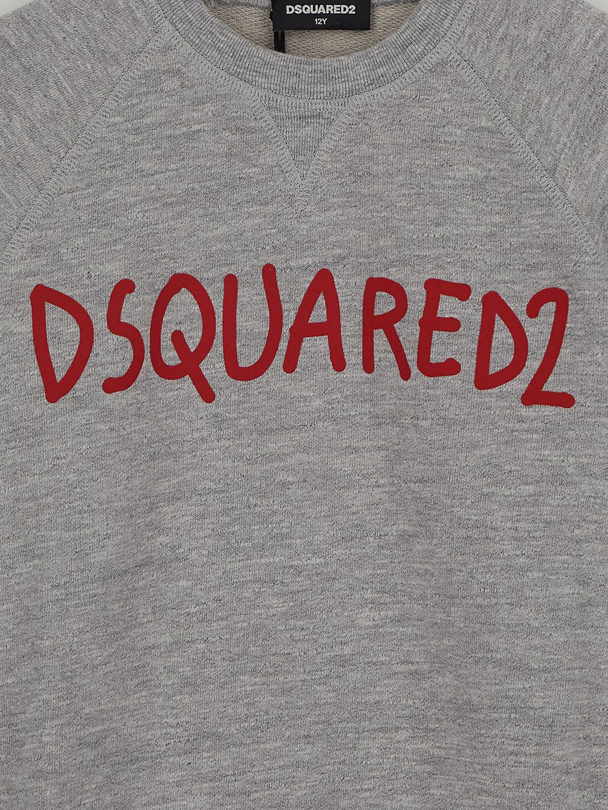 Shirts Dsquared2 - Dsquared2 kids grey sweatshirt - DQ1636D00V0DQ911