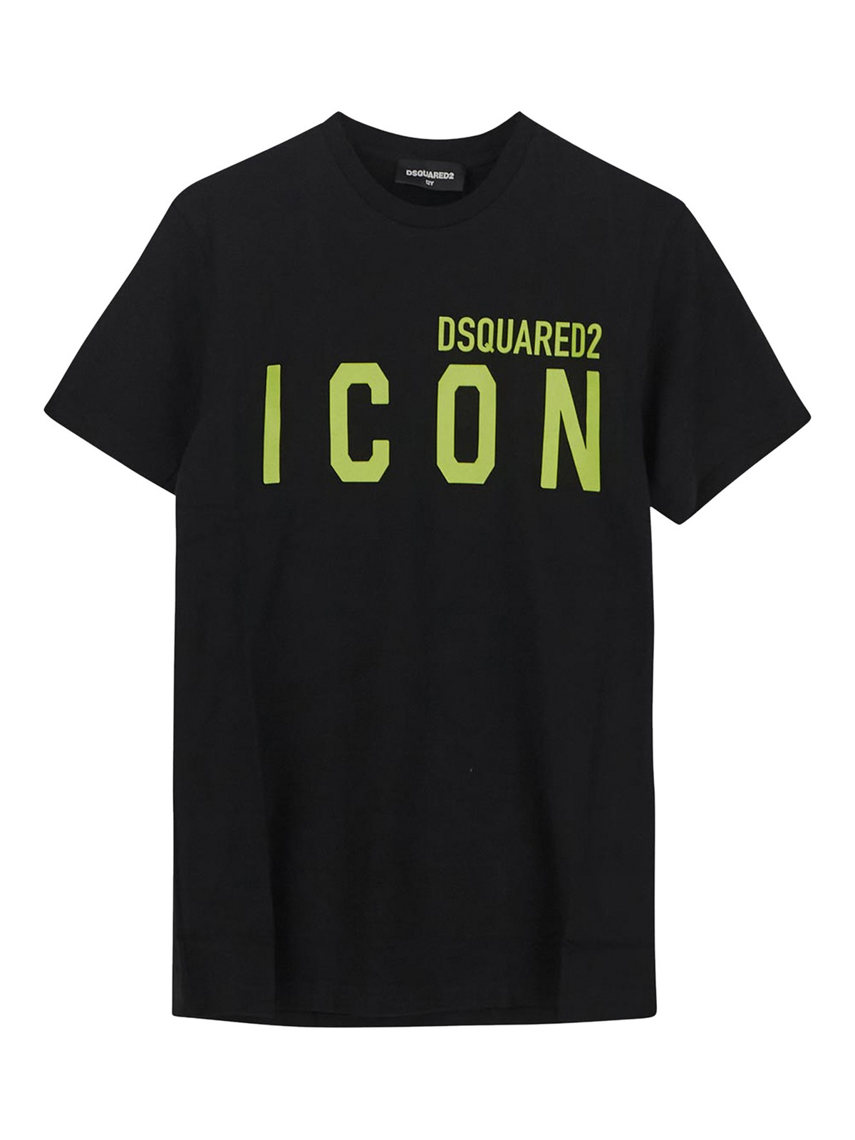 Dsquared2 Kids' Icon Logo-print T-shirt In Black