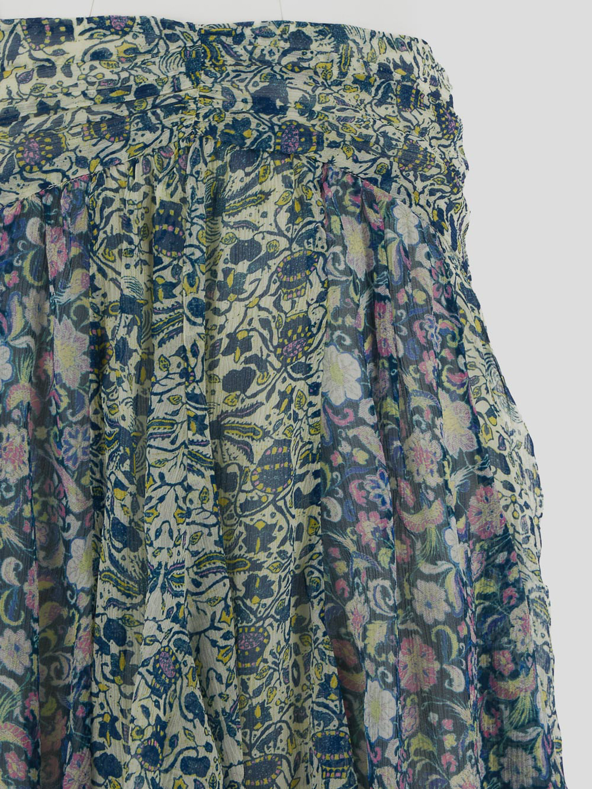 ワンピース ISABEL MARANT Women Mid Skirts RO0058FAA1J02I30BU BLUE Blue Nyda Denim Midi Skirt by Isabel Marant on Sale