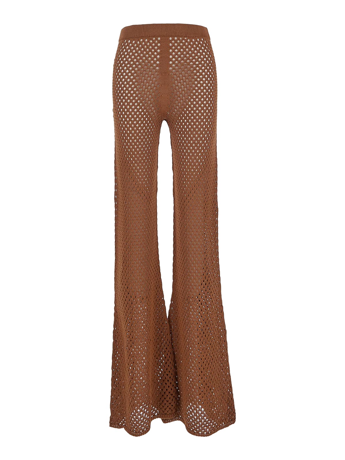 Laneus Knit Trousers In Brown