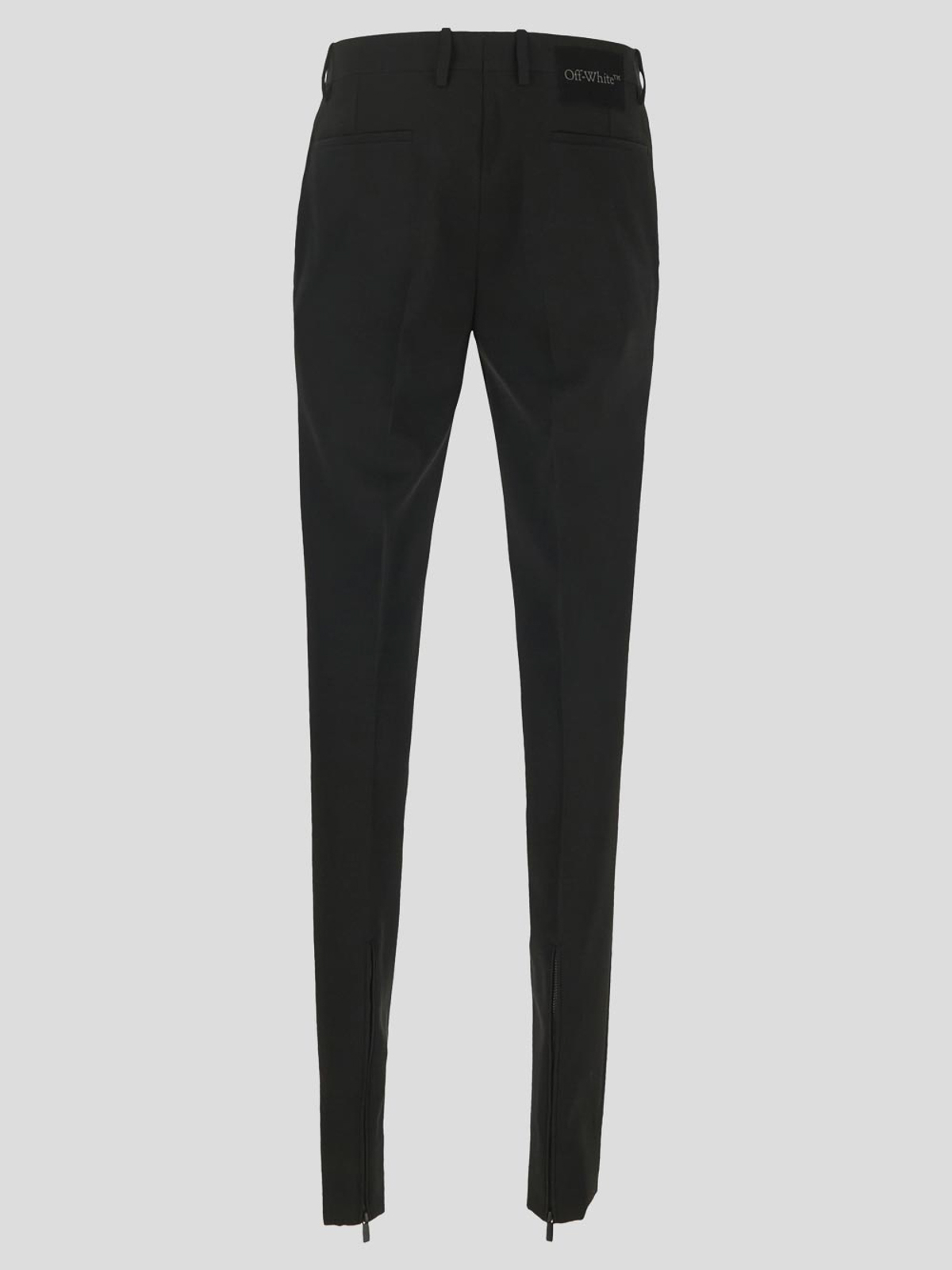 Shop Off-white Casual Trousers In Black