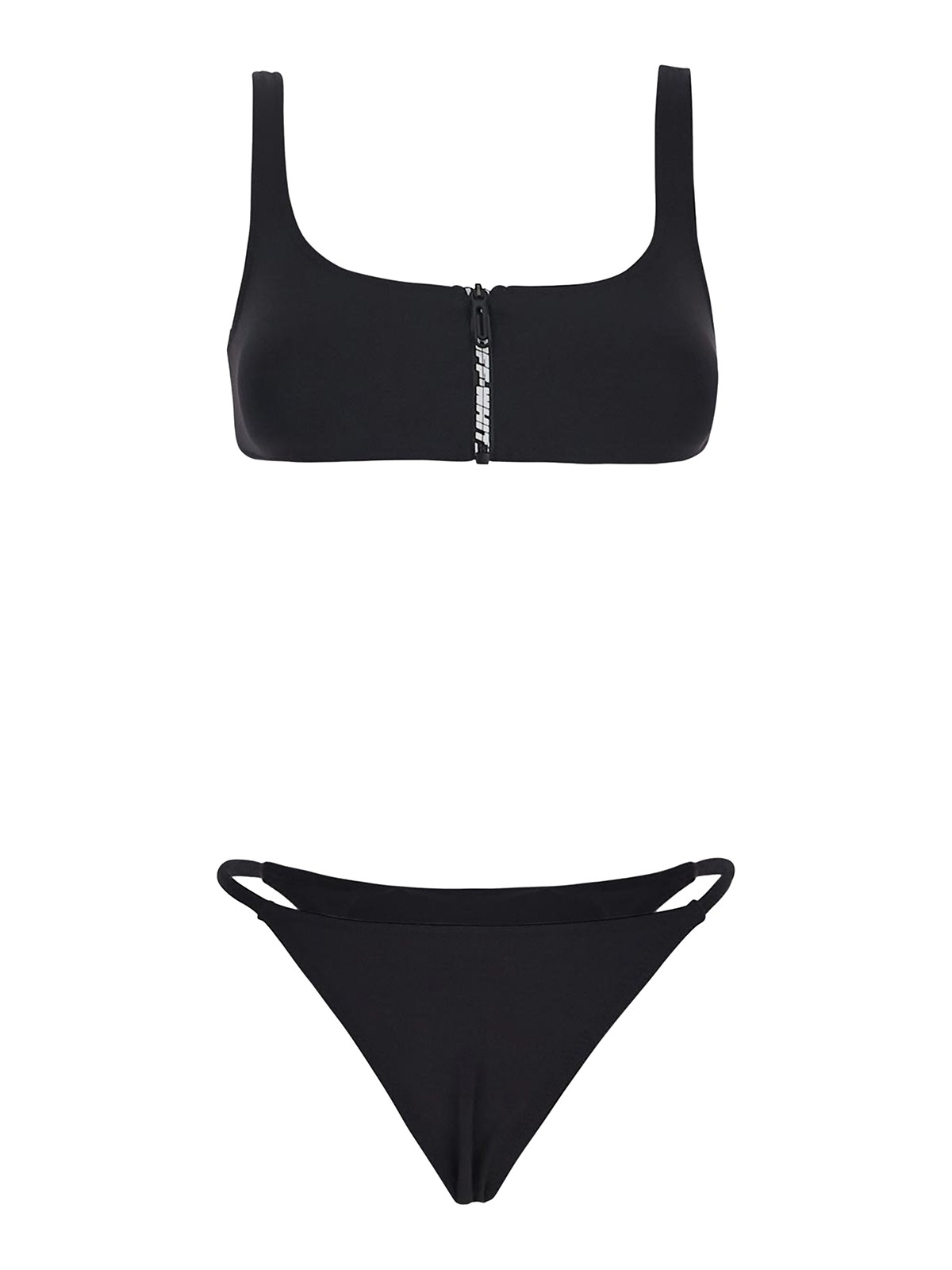 Shop Off-white Two-pieces Swimsuit In Black