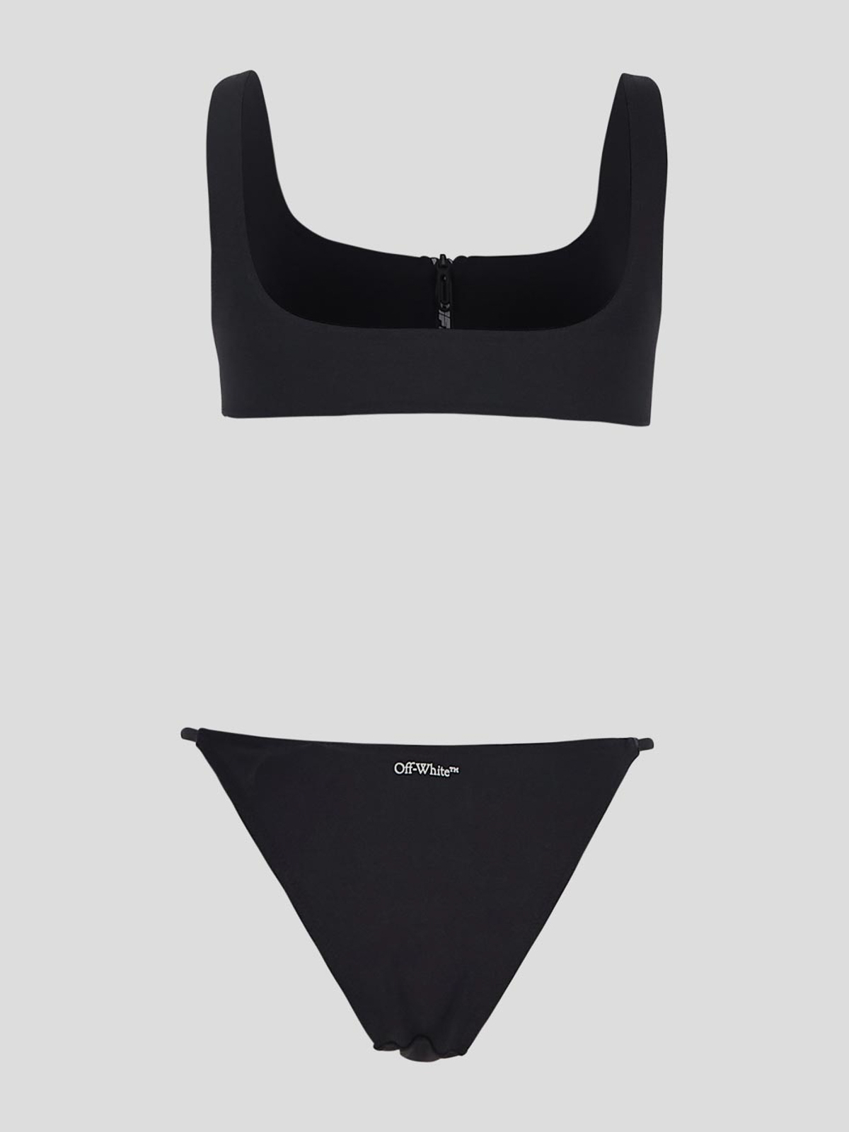 Shop Off-white Two-pieces Swimsuit In Black