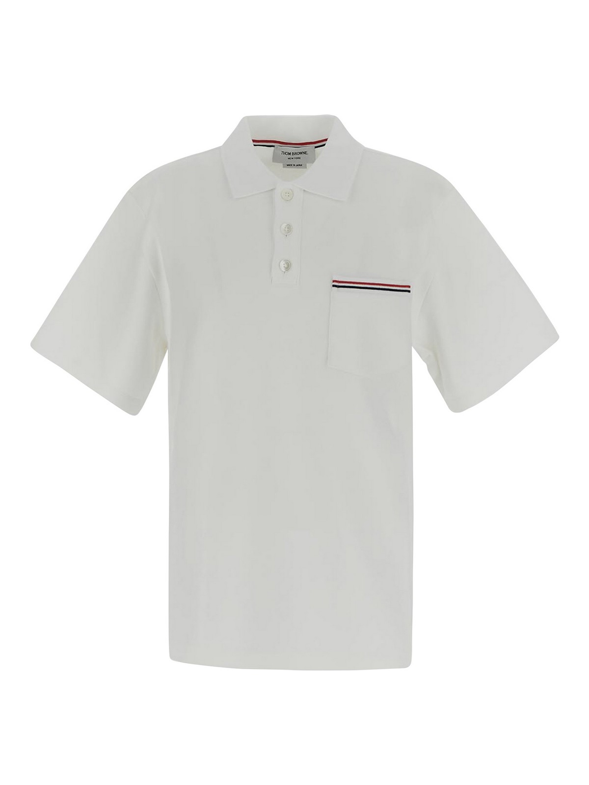 T-shirts Thom Browne - Thom browne polo shirt - MJP171AJ0029100