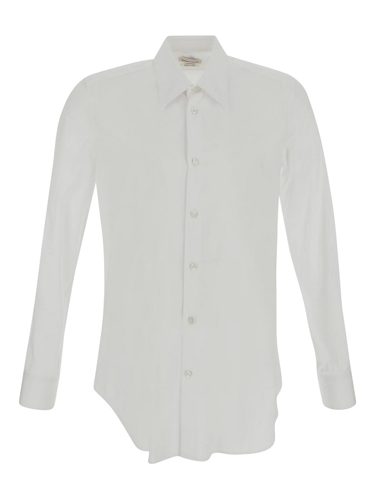 Tシャツ・カットソー alexander mcqueen Herness Cotton Shirt (624753 QPN449000) McQueen - Cotton T-shirt black - The Corner