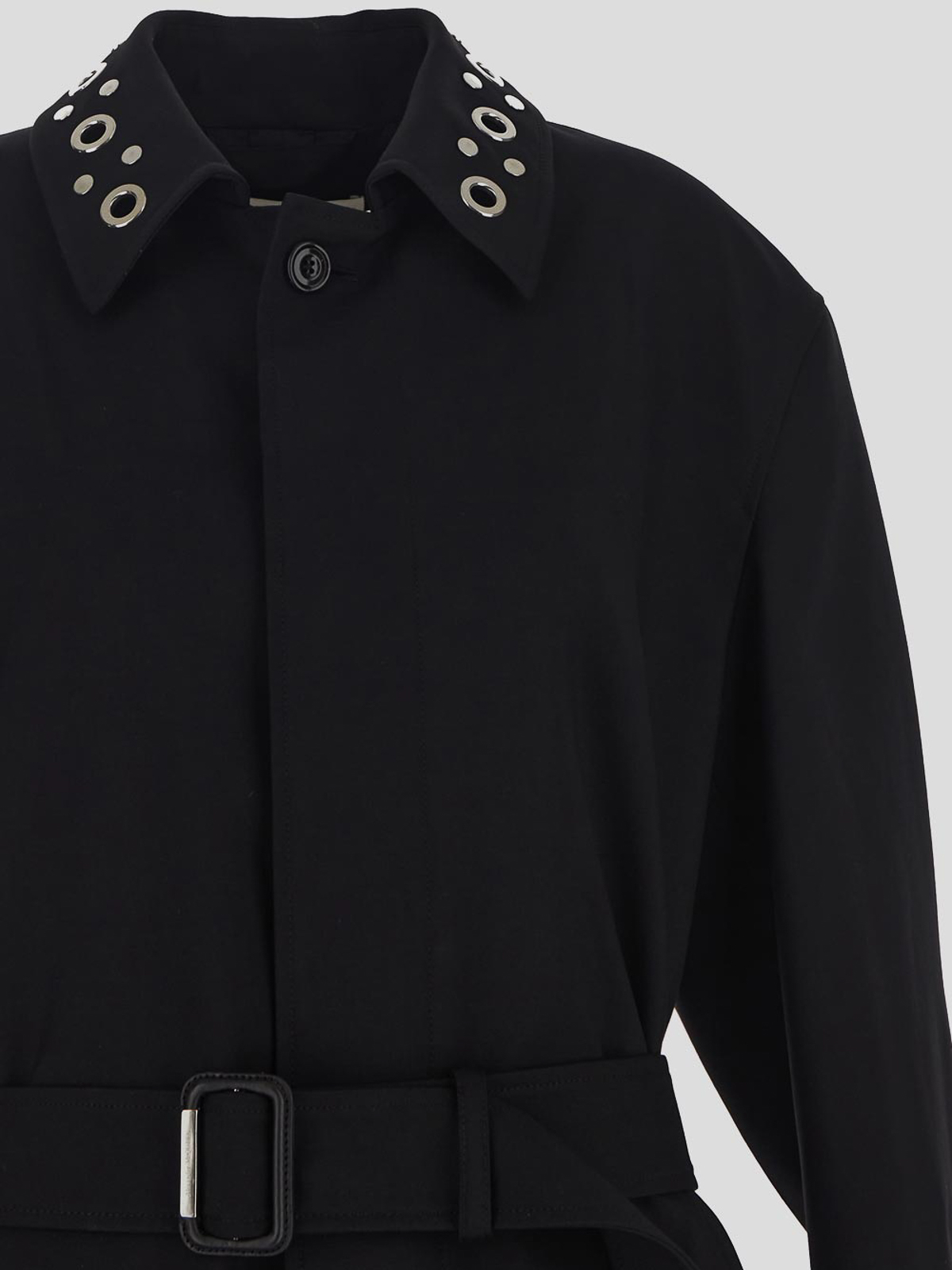 Shop Alexander Mcqueen Coat In Negro
