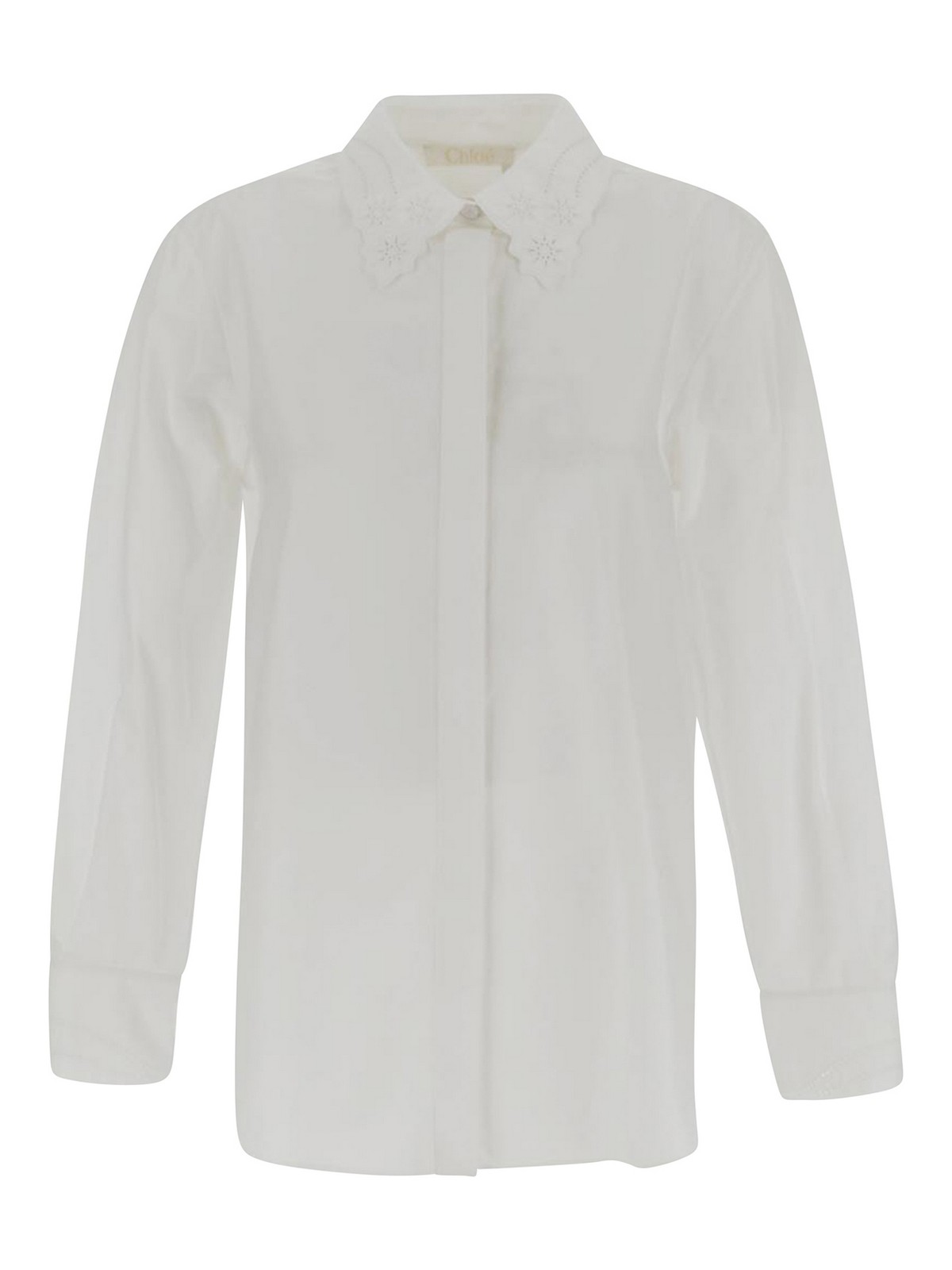 Shop Chloé Shirt In Blanco