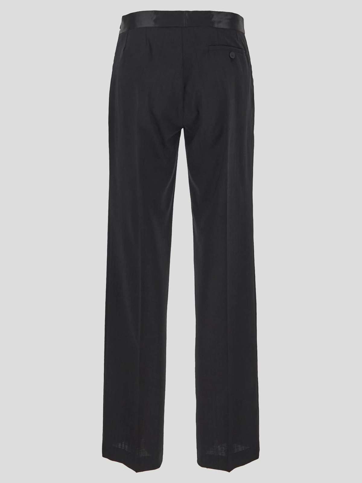 パンツ Erika Cavallini Tailored Trousers With Satin Logo Waistband Erika Cavallini Tailored Trousers With Satin Logo Waistband