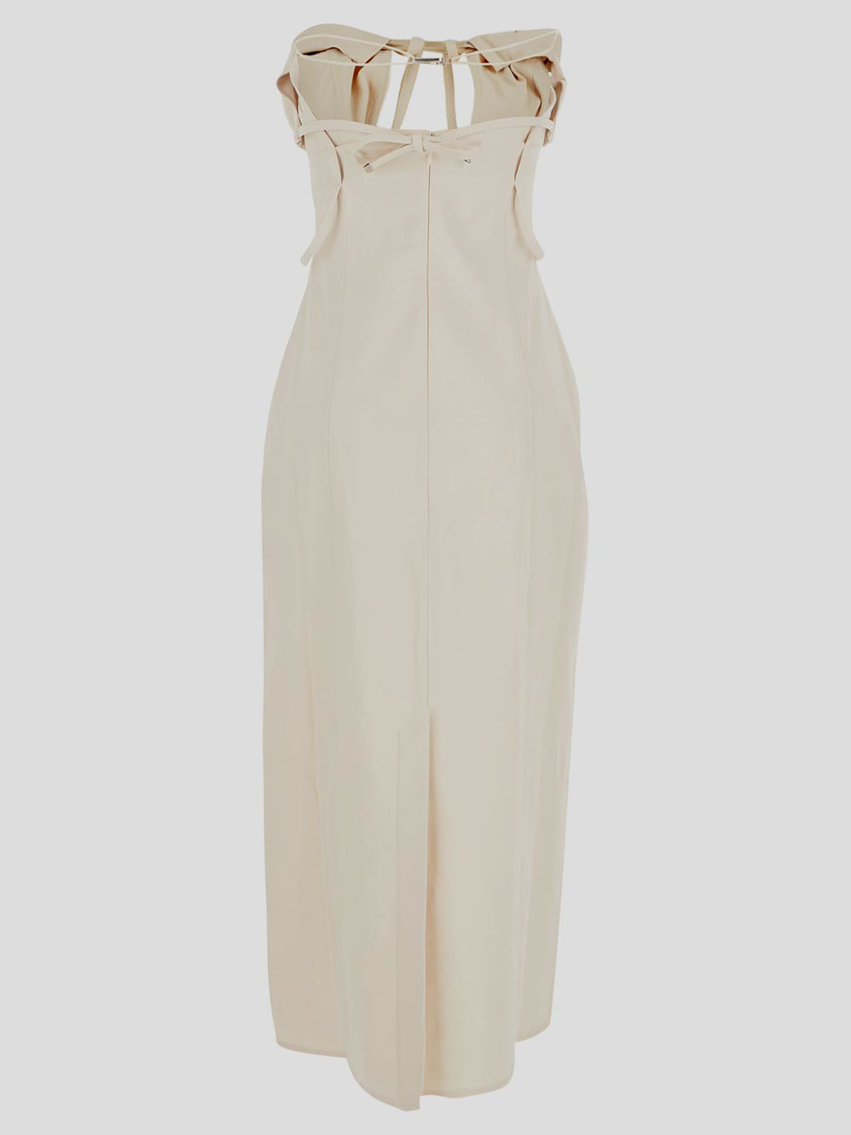 ワンピース JACQUEMUS Woman Dress Ivory 23E231DR0421084 120 Jacquemus Outlet: Dress woman - Ivory | Jacquemus dress
