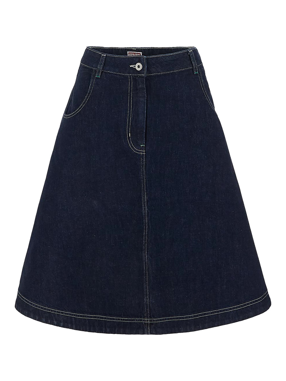 Kenzo Skirt - Dark Wash - Women | FD52DJ2686B1DM | thebs.com