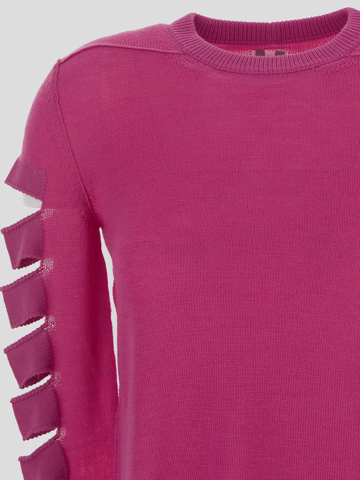 Shop Rick Owens Crewneck In Color Carne Y Neutral