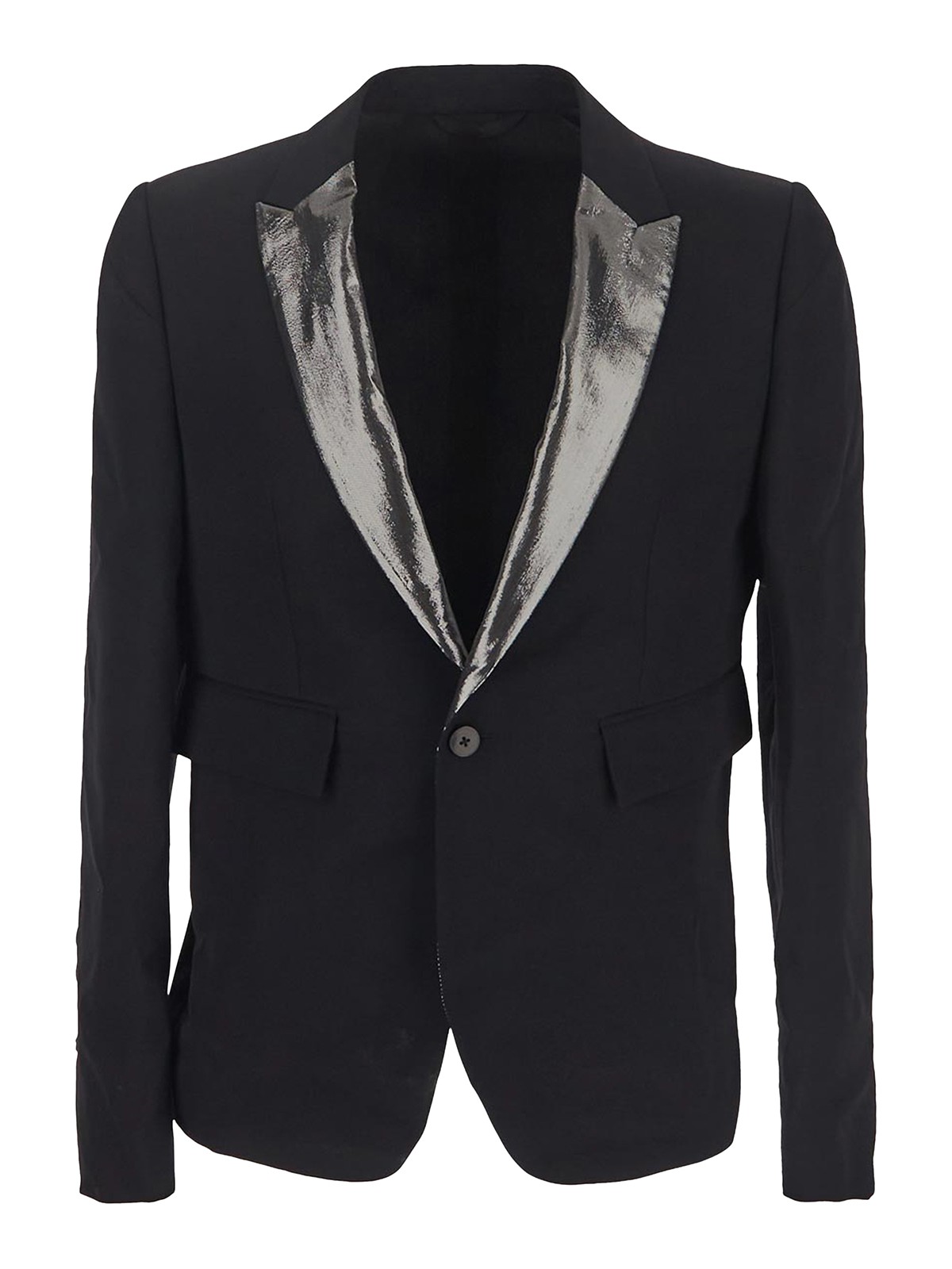 Sapio Gabardine Smoking Jacket In Negro