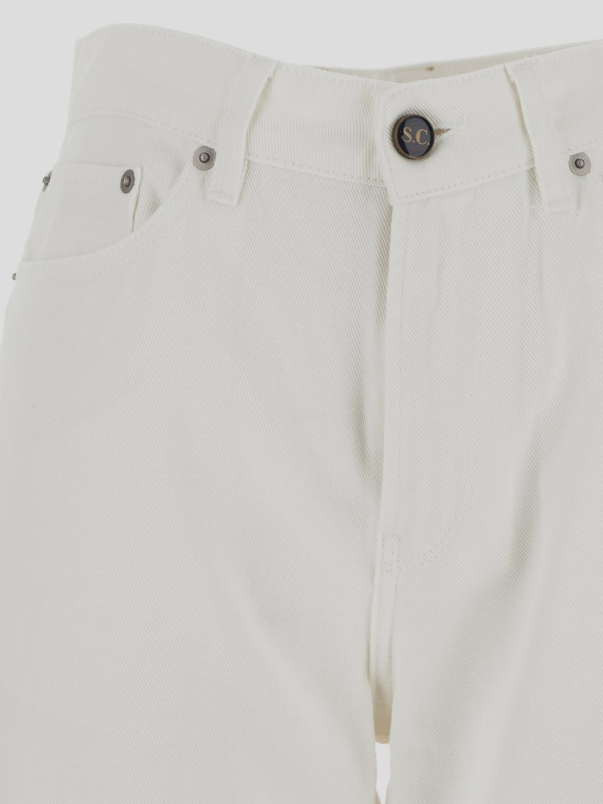 Shop Semicouture Jeans In White