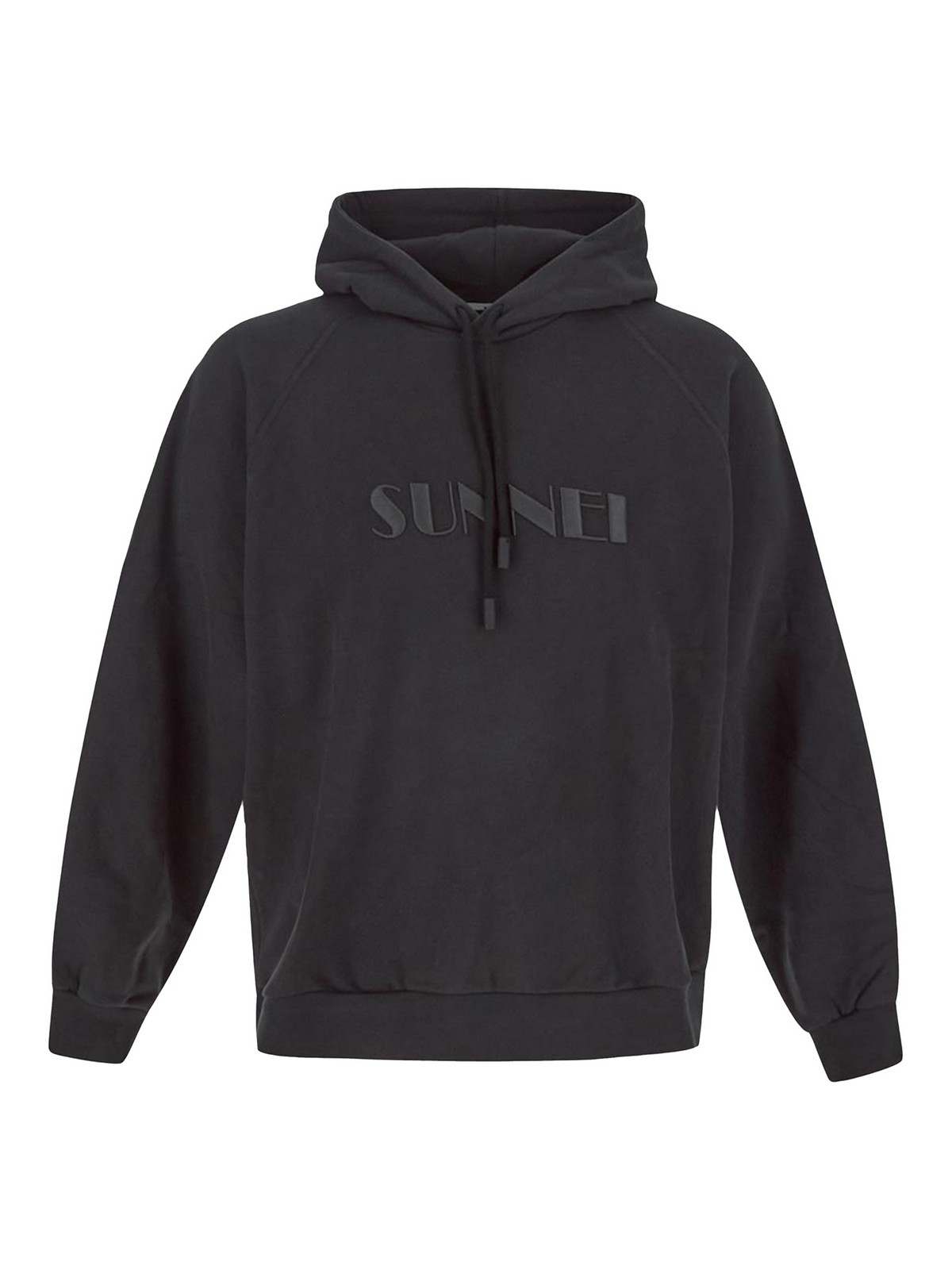 Shop Sunnei Sweatshirt With Long Sleeves In Black