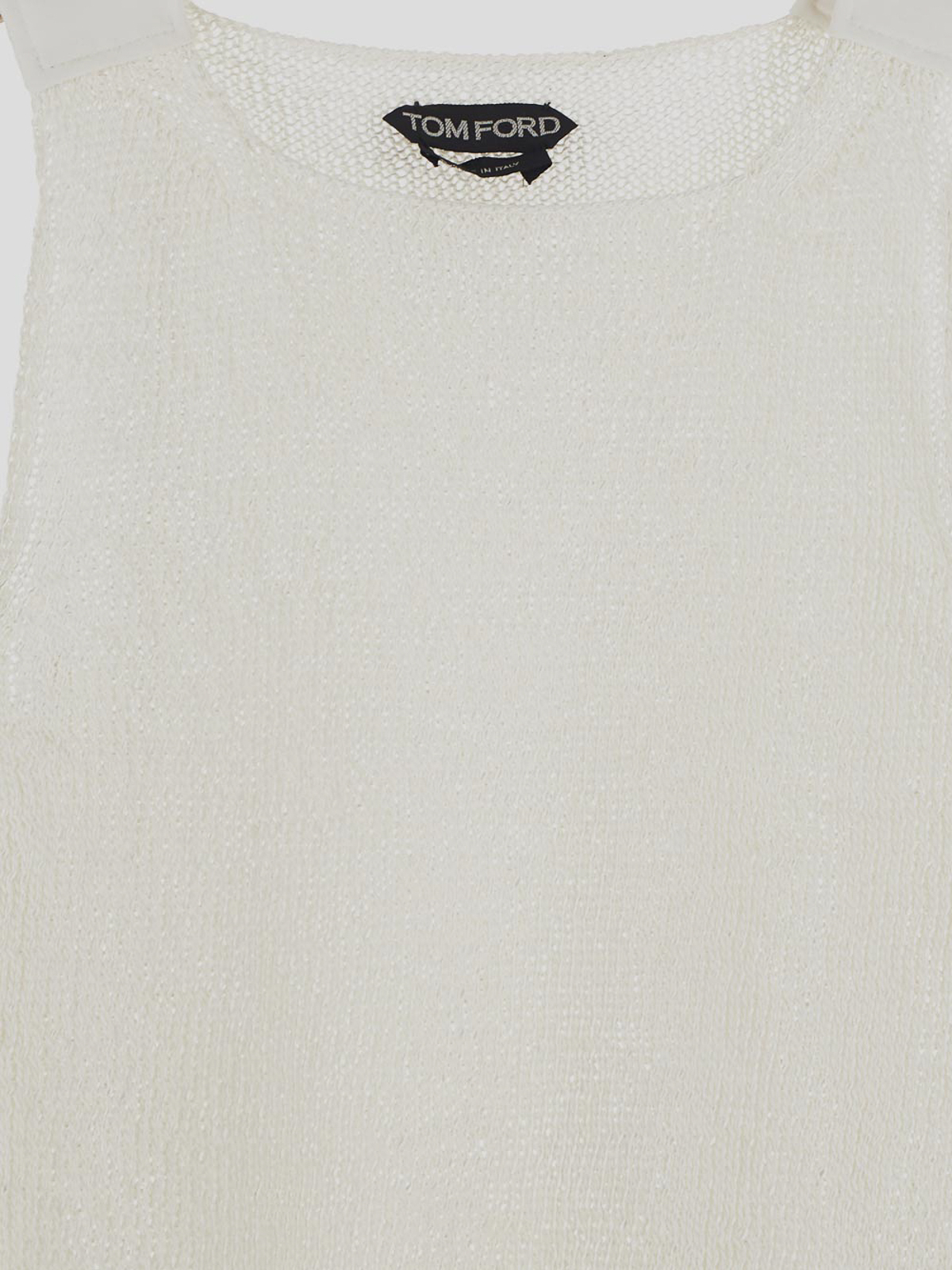 Topshop slim tank top in white