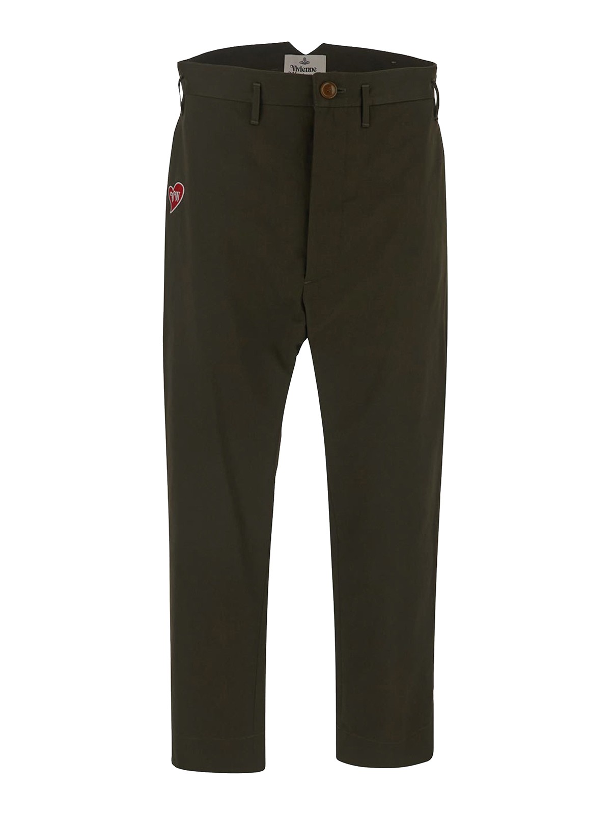 Shop Vivienne Westwood Trousers In Dark Green