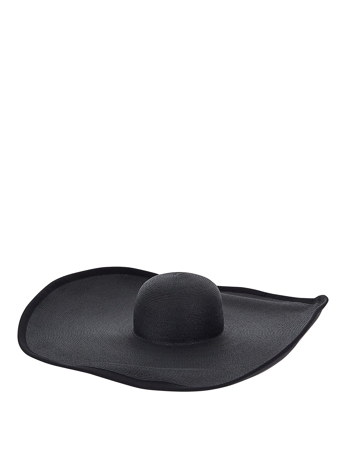 Max Mara Wide-brimmed Hat In Black