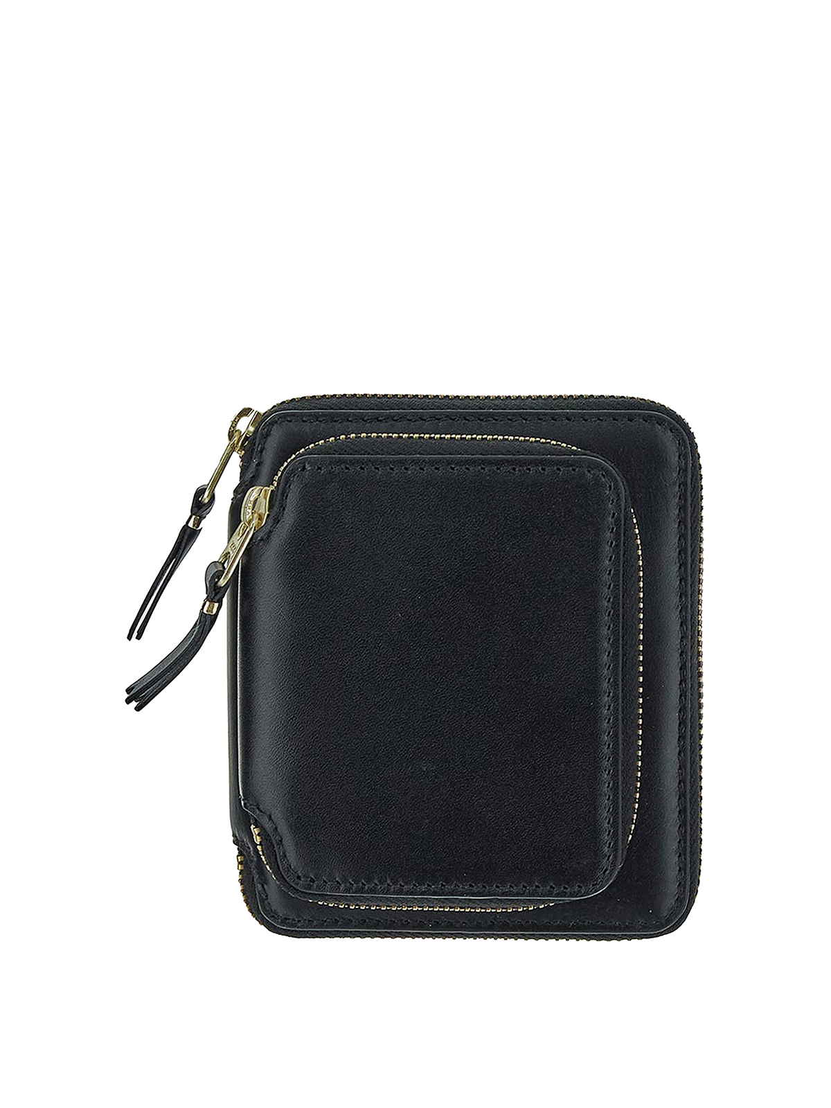 Shop Comme Des Garçons Leather Wallet In Black