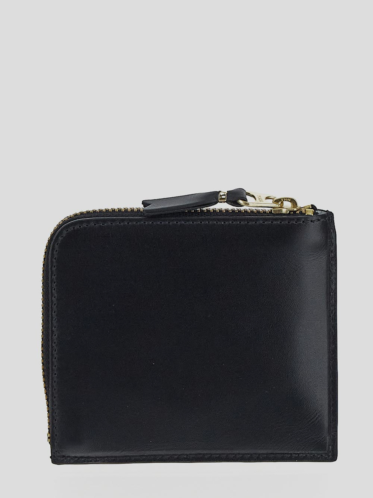Shop Comme Des Garçons Zipped Wallet In Black