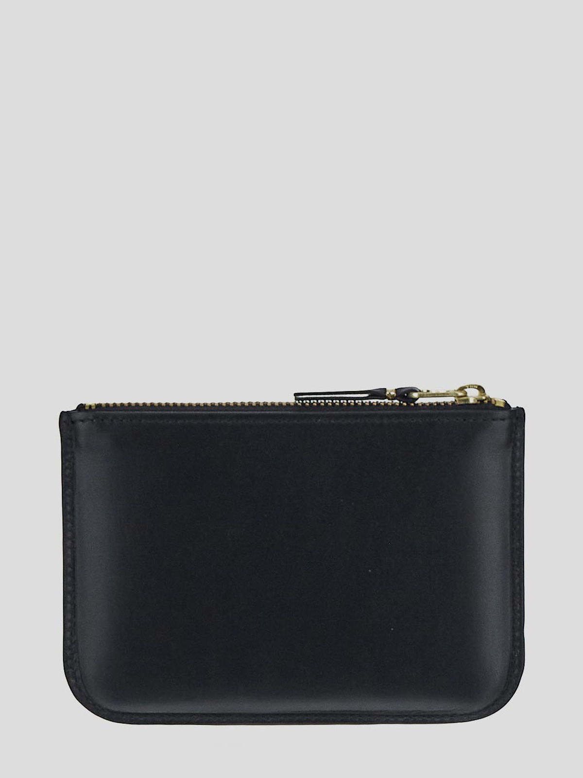 Shop Comme Des Garçons Zipped Wallet In Black