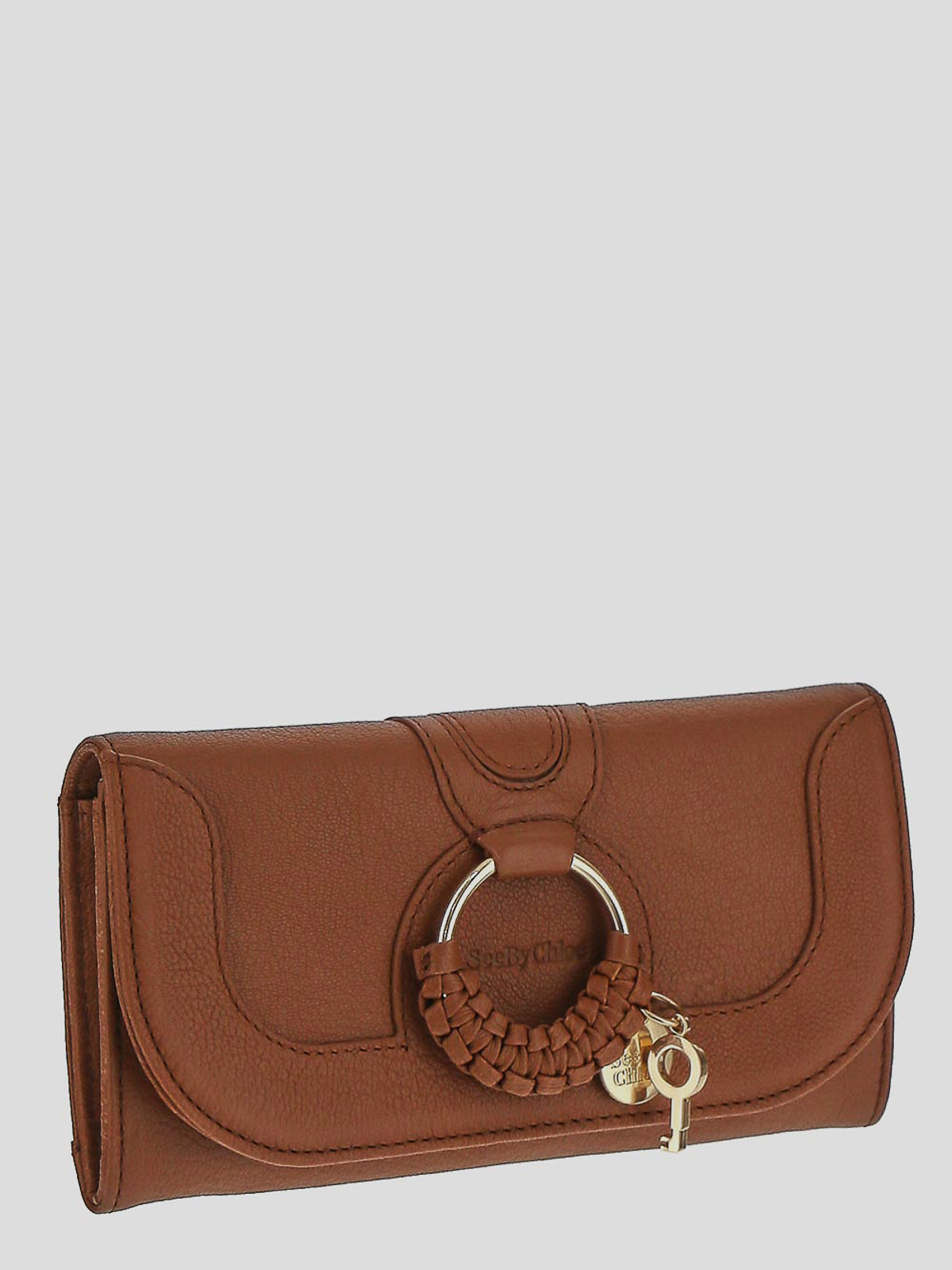 Shop See By Chloé Leather Wallet In Brown