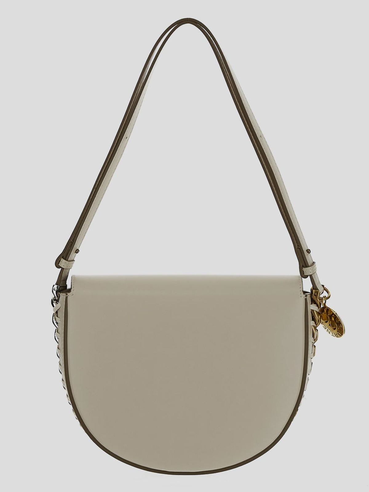 Shop Stella Mccartney Flap Shoulder Bag In White