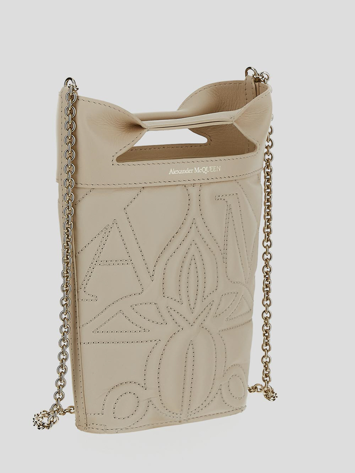 ALEXANDER McQUEEN レザーライダースクラッチバッグ ALEXANDER McQUEEN レザーライダースクラッチバッグ ALEXANDER