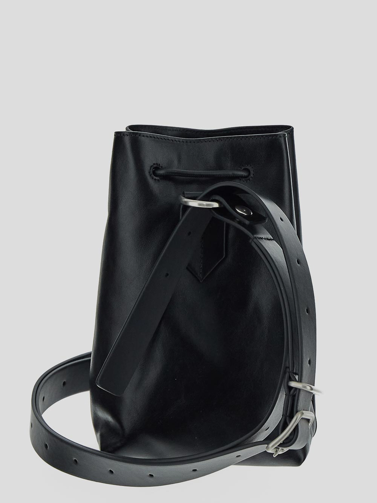  Other Stories cross body bucket bag in black