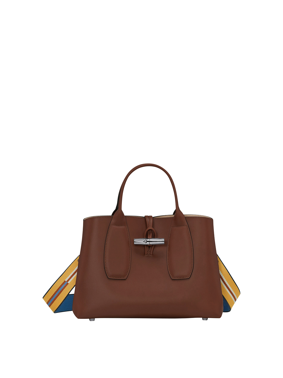 Longchamp Shopping Bag In Dark Brown