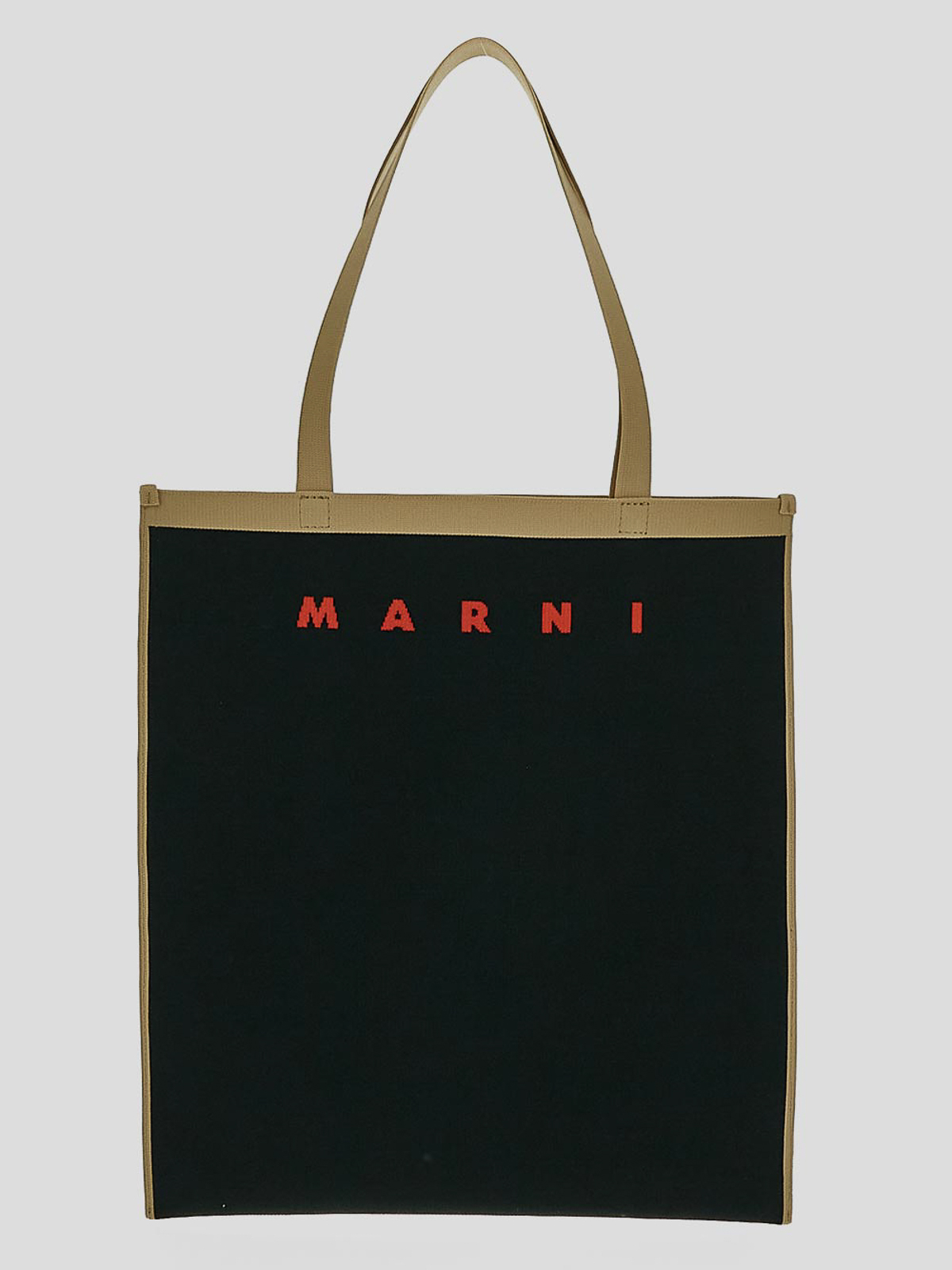 Shop Marni Shopping Bag In Black
