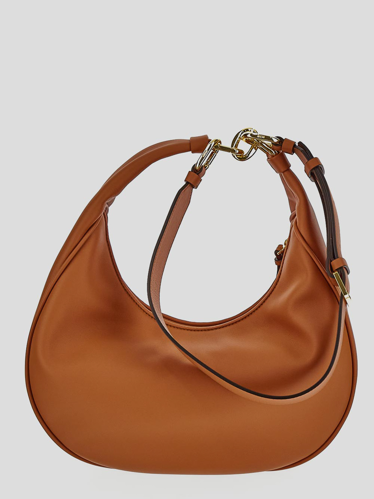 Mcm Brown Leather Handbag () In Burgundy