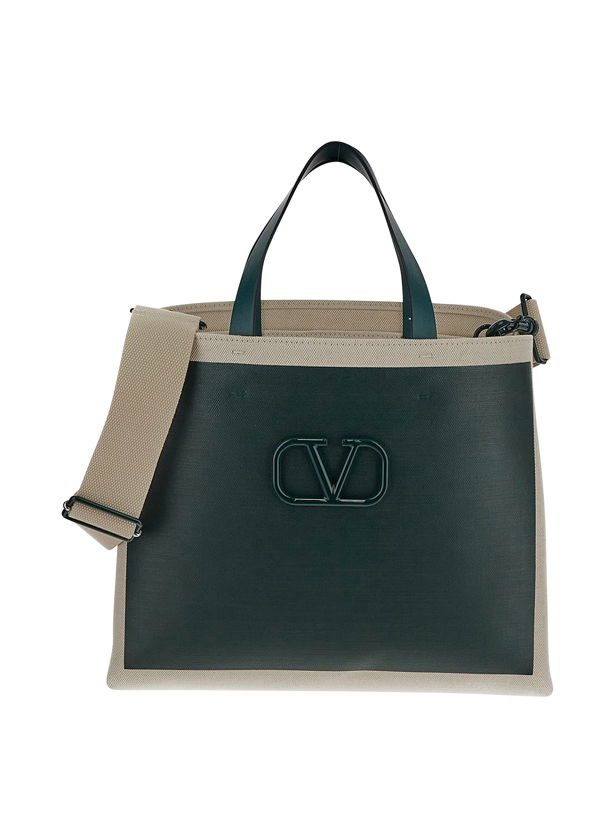Totes bags Valentino Garavani - VLTN canvas and leather tote bag