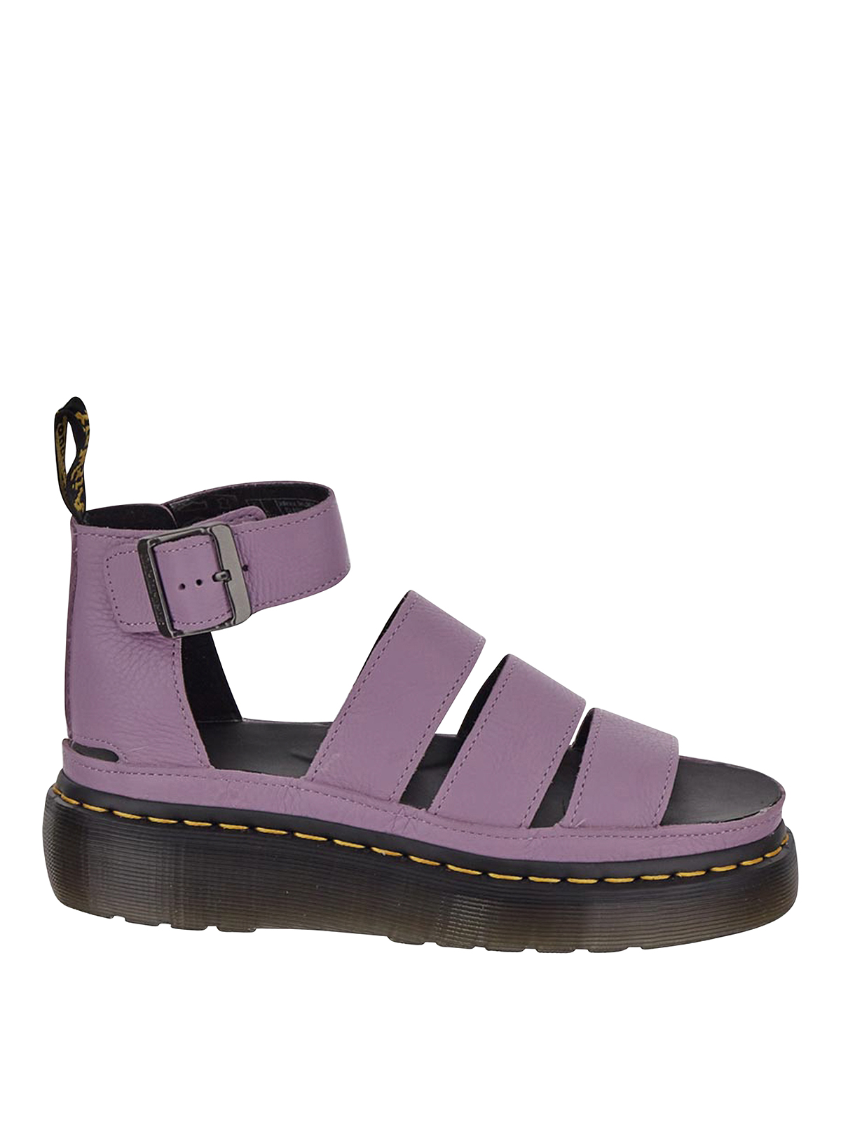 Shop Dr. Martens' Sandalia- Plata In Purple