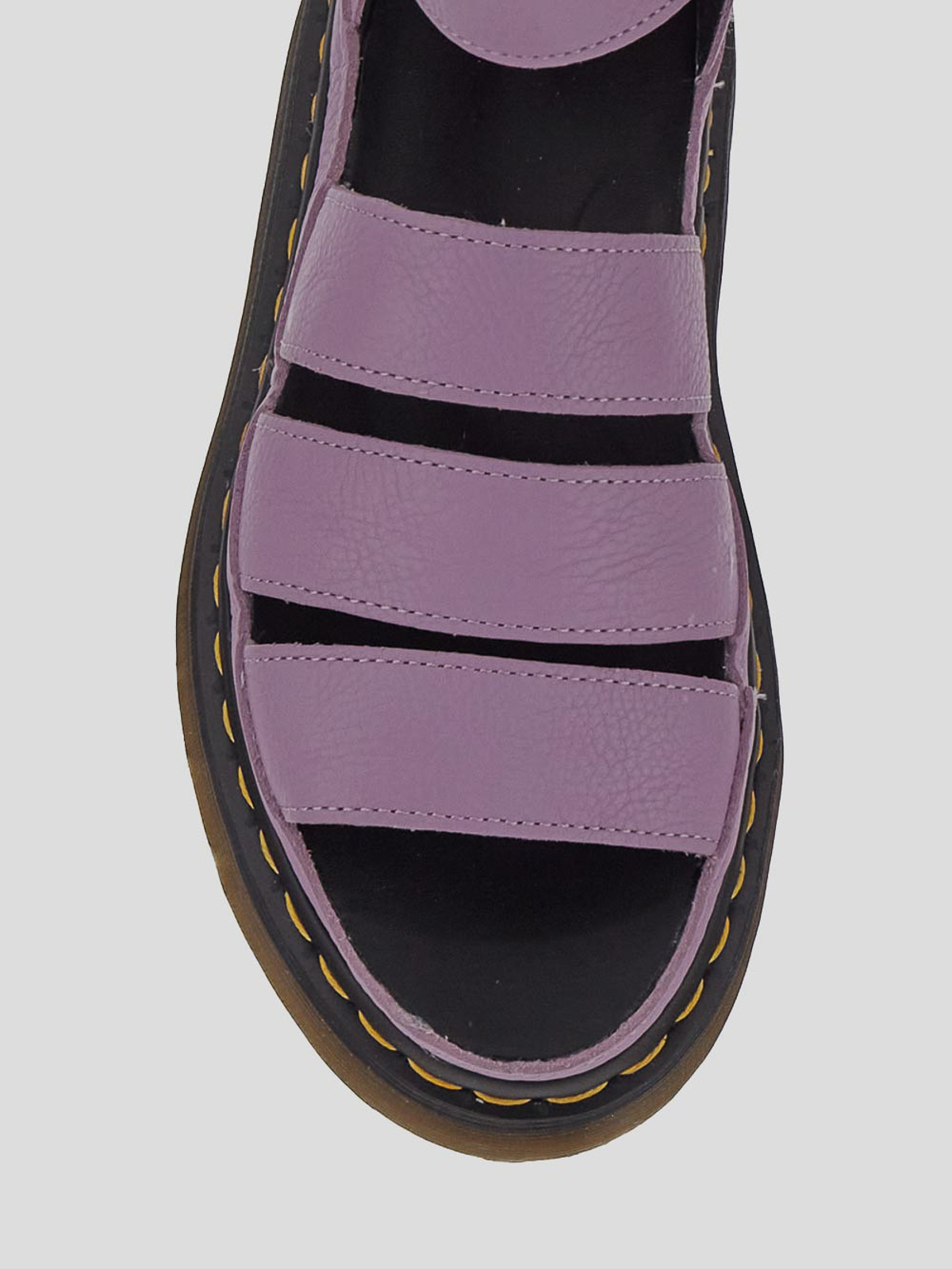 Shop Dr. Martens' Sandals In Purple