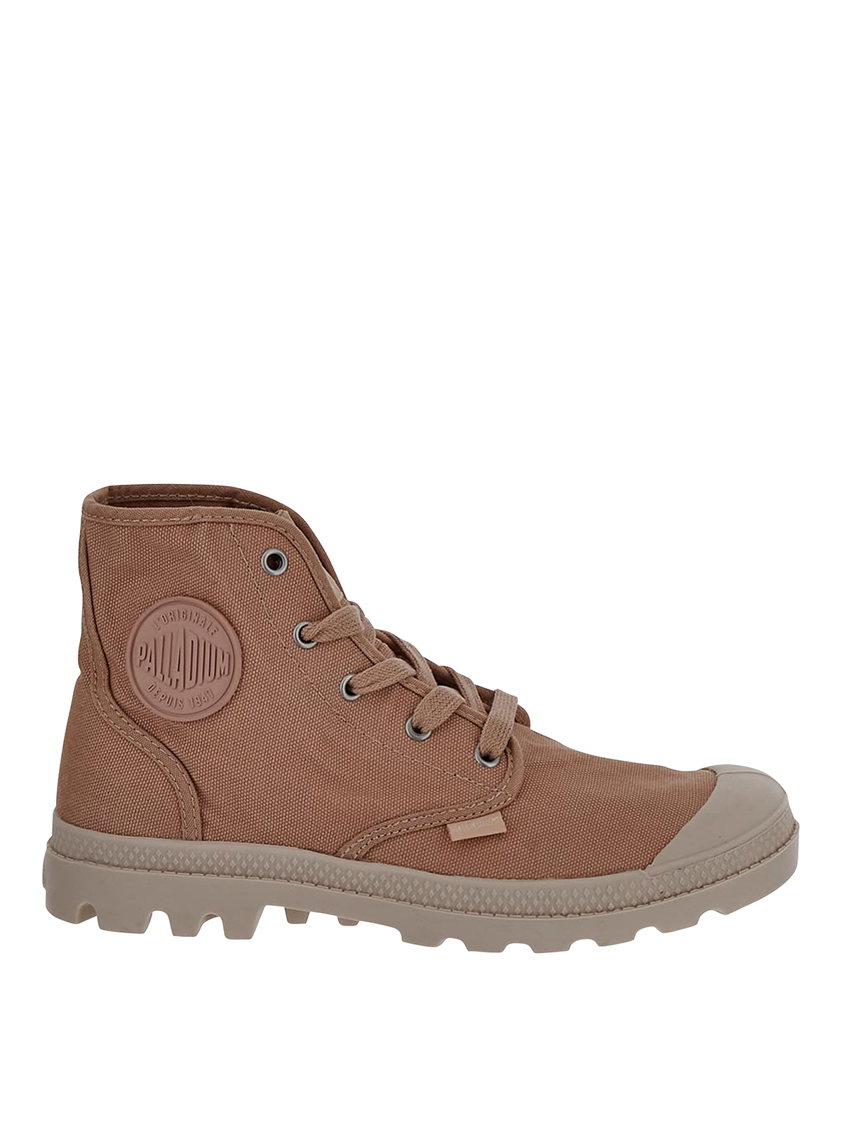 Shop Palladium Ankle Boots In Light Brown