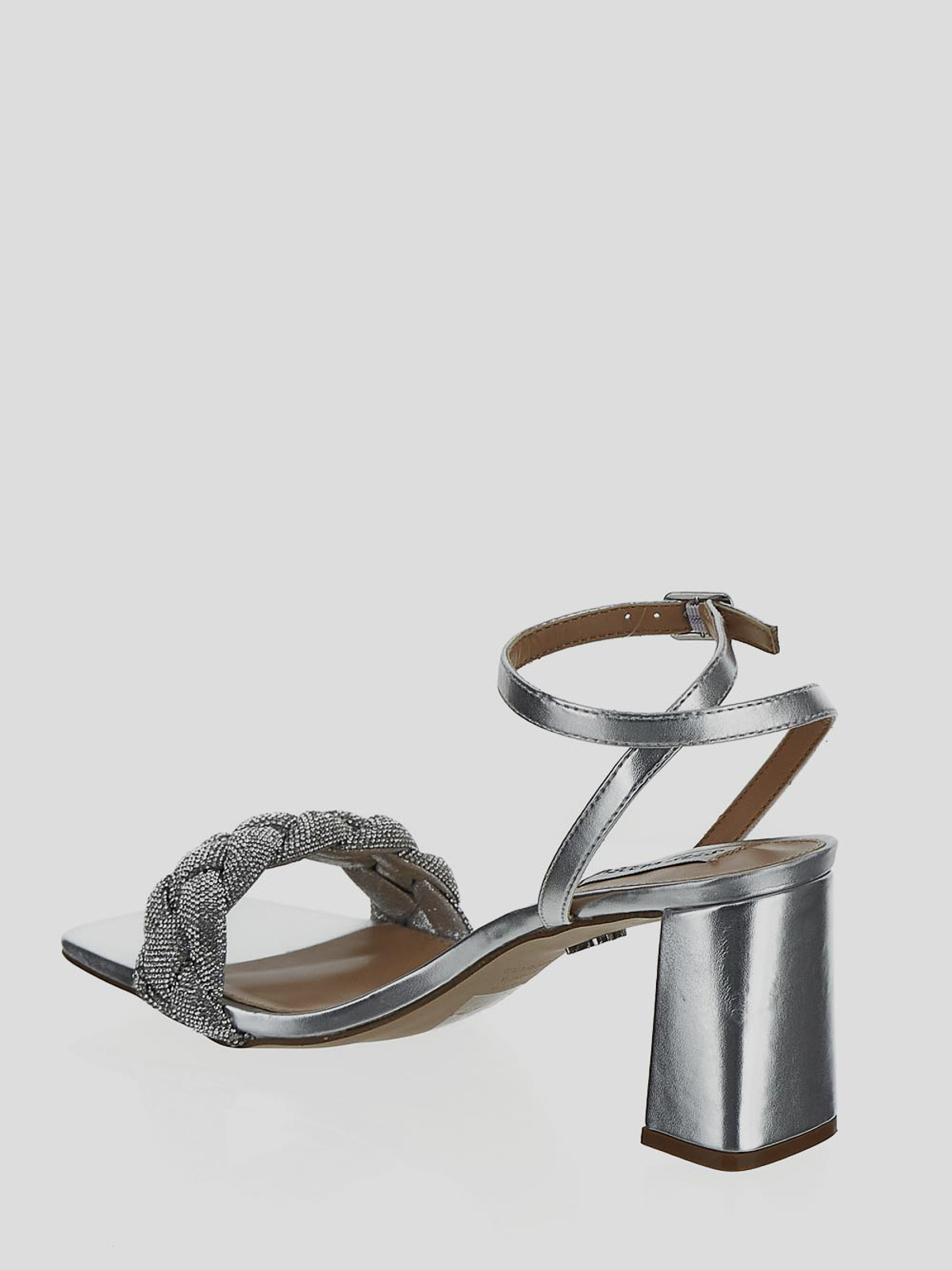 Steve Madden Lulie Rhinestone Strappy Open Toe Tie Up Stiletto Heeled  Sandals | eBay