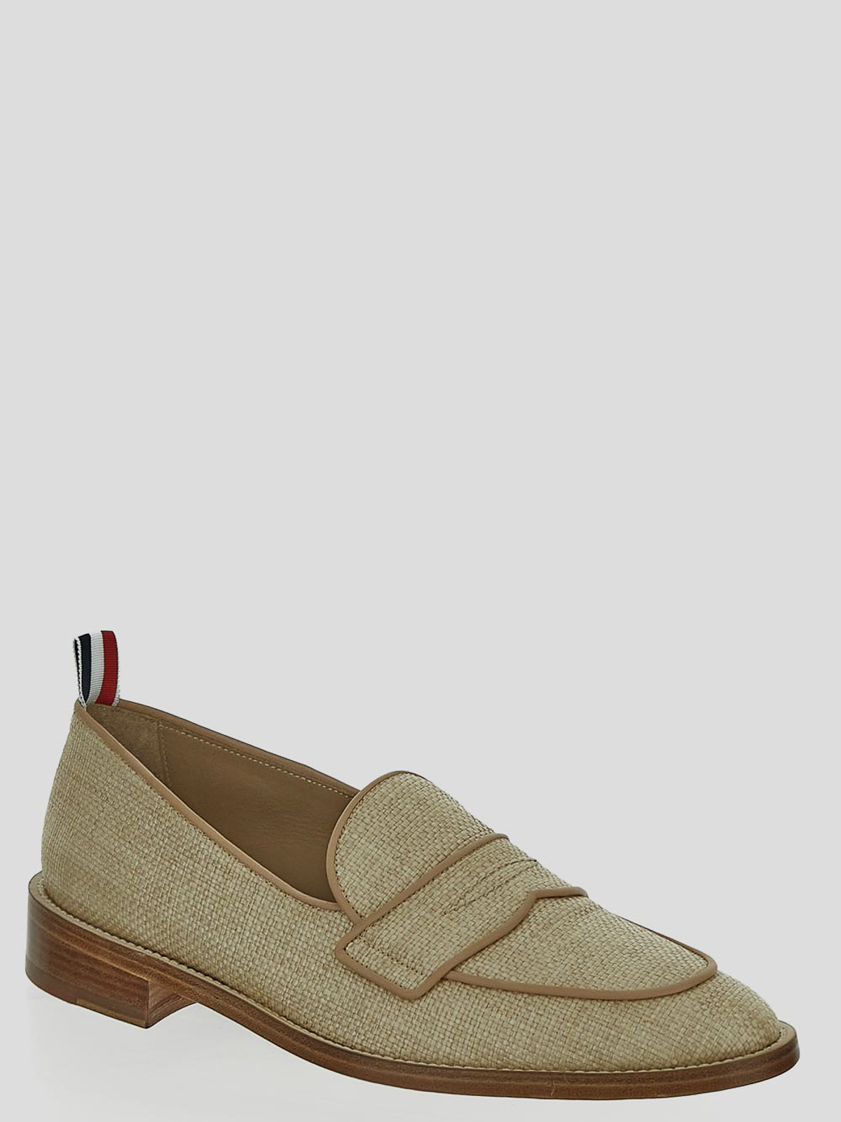 Shop Thom Browne Loafers In Beis