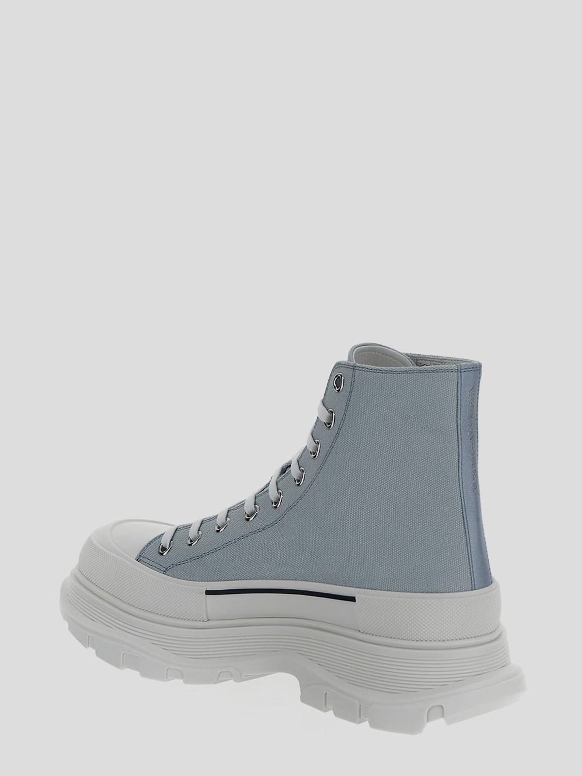 Shop Alexander Mcqueen Ankle Boots In Azul