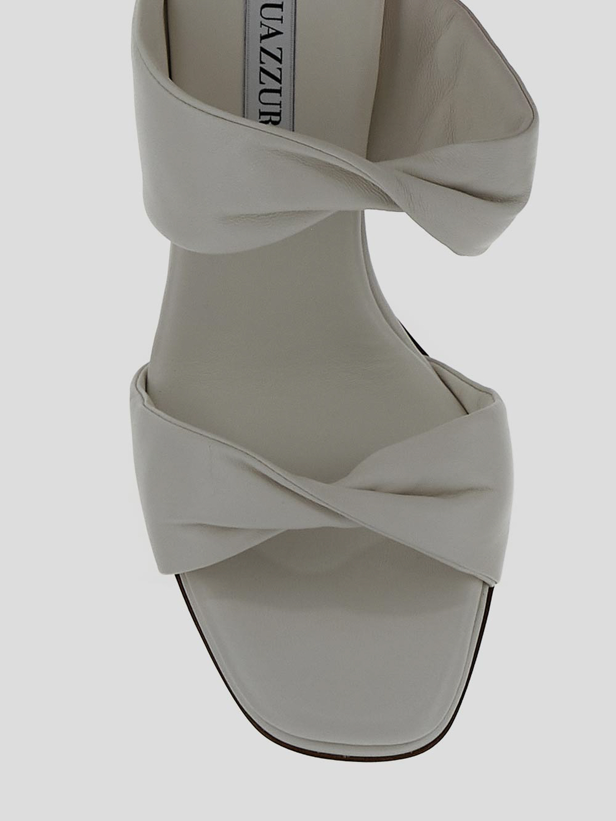 aquazzura suede sandals