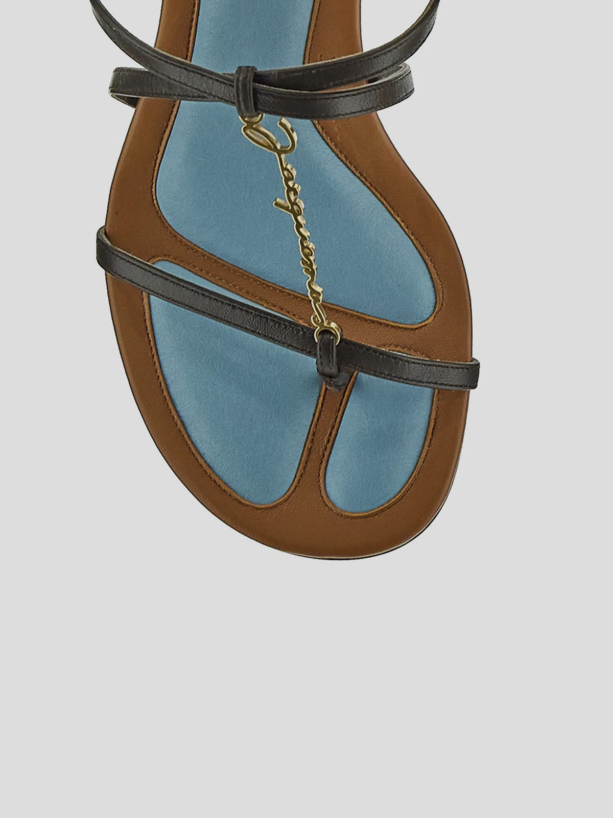 Shop Jacquemus Sandal In Brown