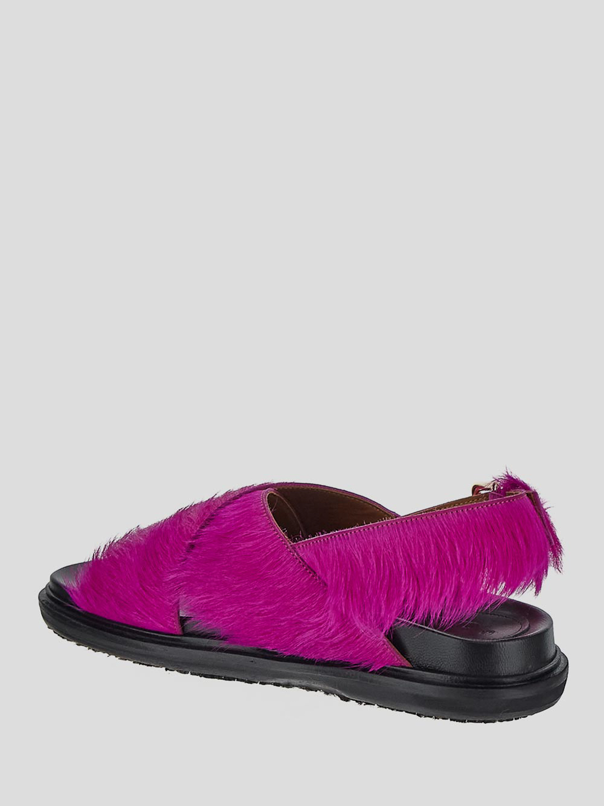 Ferragamo fur outlet slides