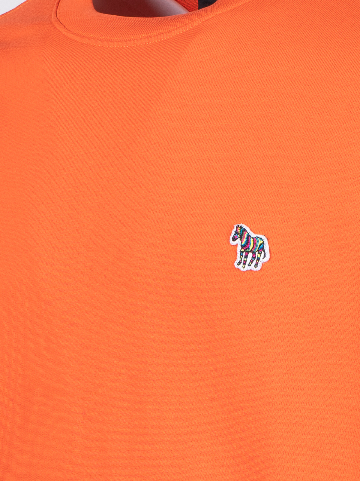 Shop Ps By Paul Smith Zebra Logo Sweatshirt In Orange
