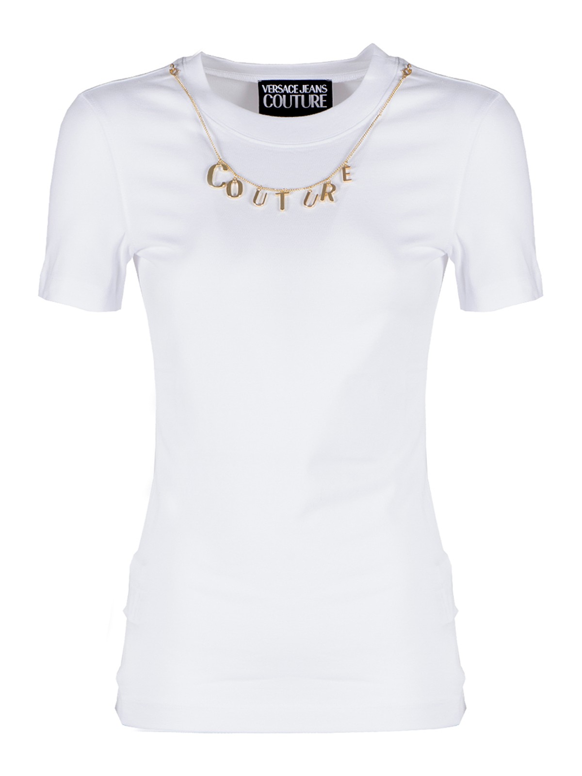 Versace Jeans Couture Couture Charms Tshirt In White