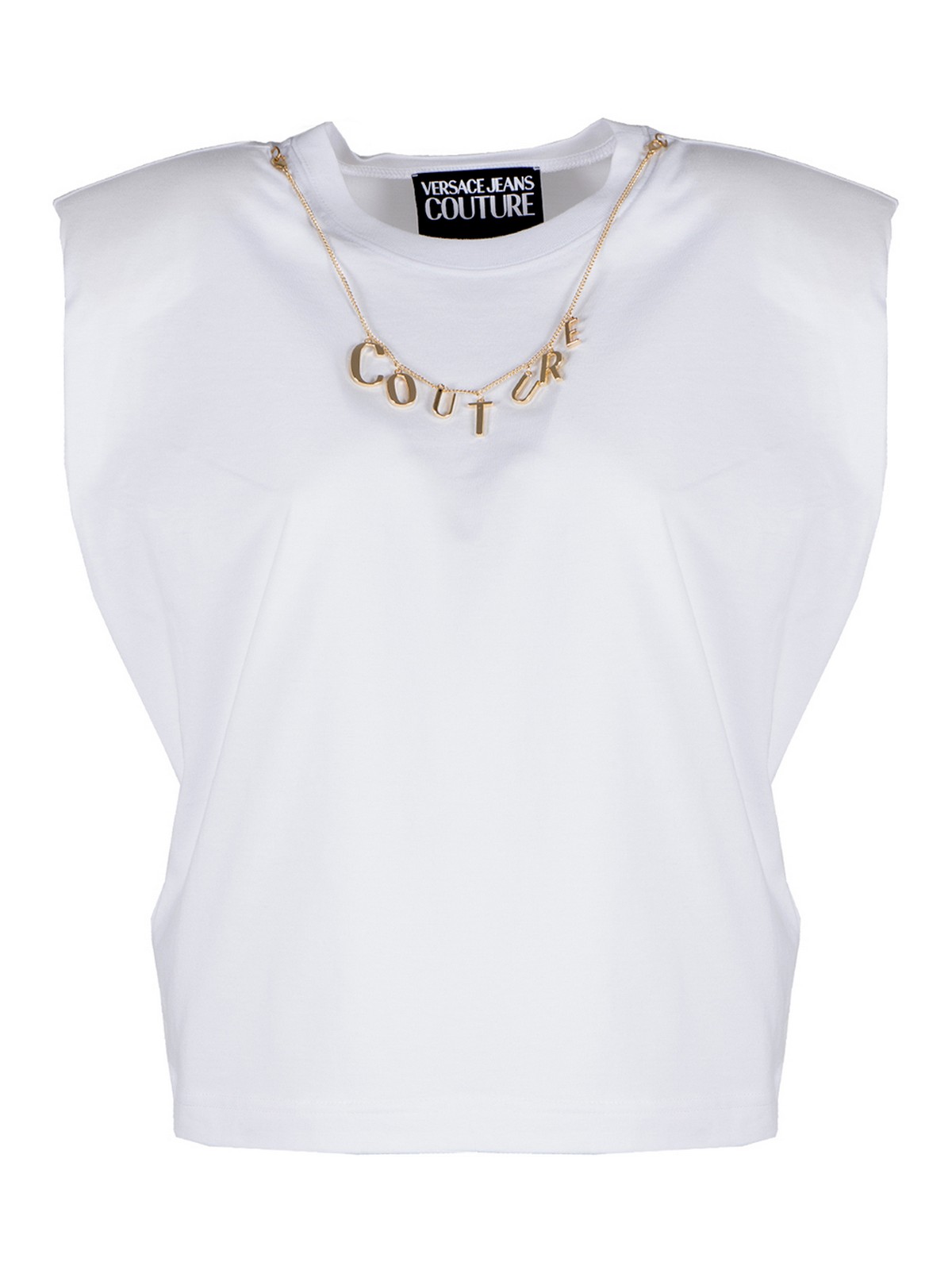 Versace Jeans Couture Couture Charms Top In White