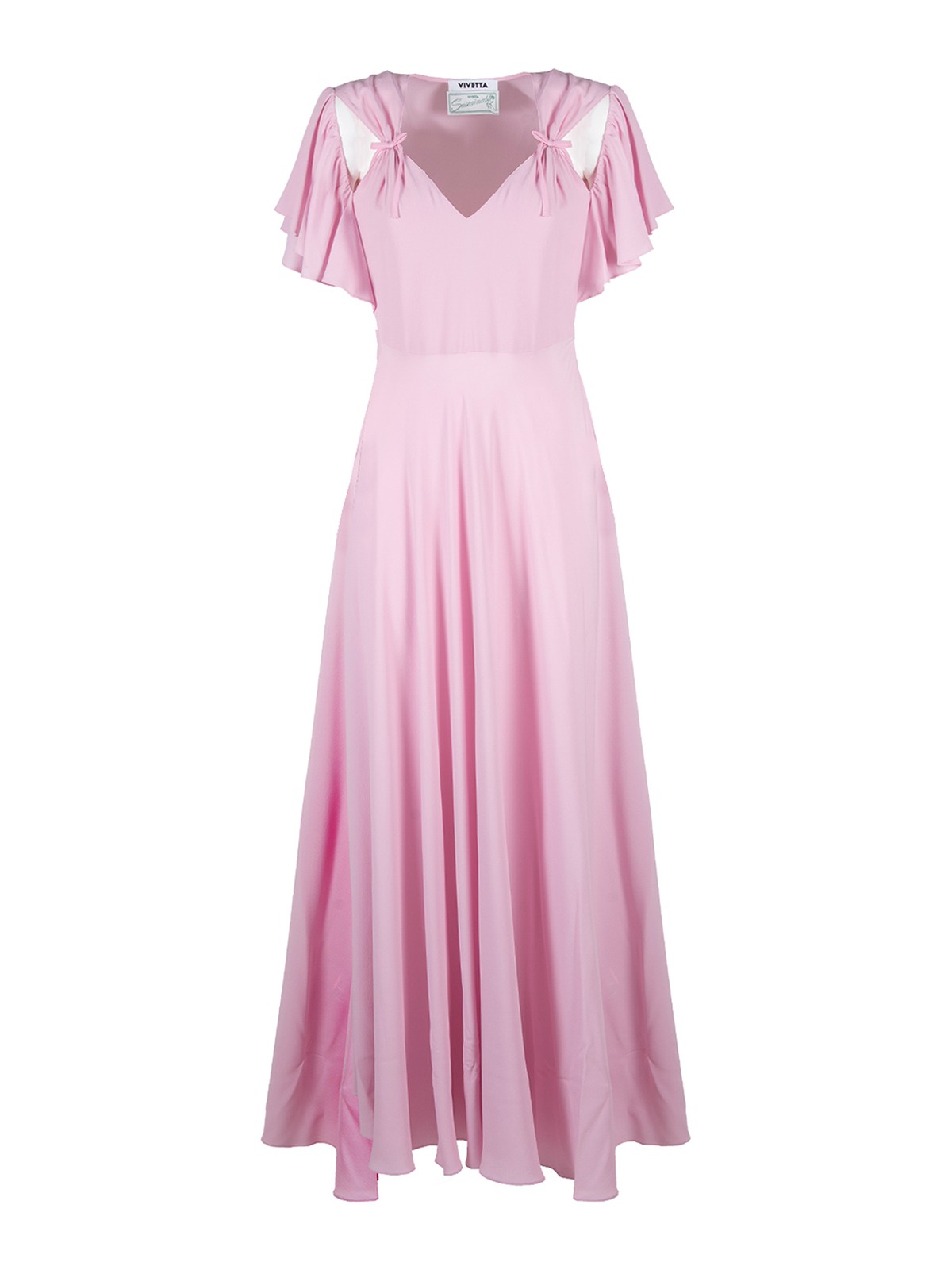Vivetta Long Dress In Pink